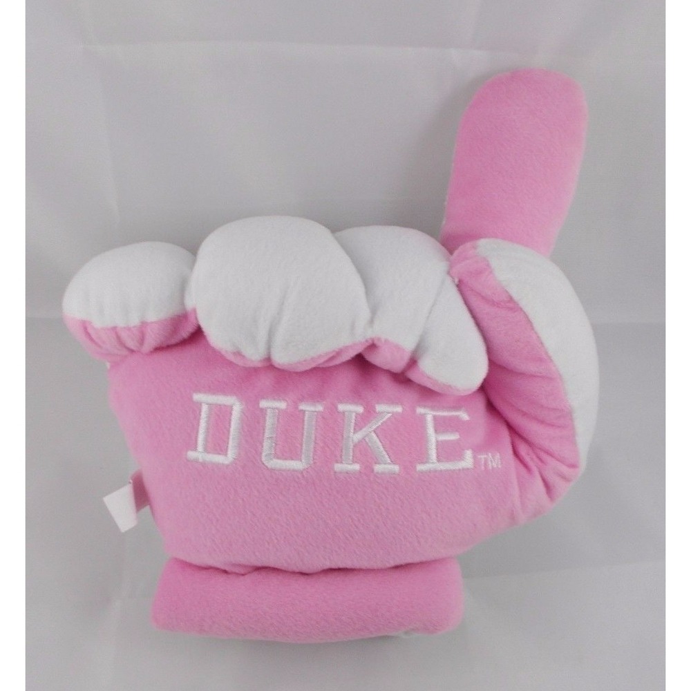 Collegiate 12‎ Inch Duke Fan College Hand Plush Pink Number One Stuffed Toy